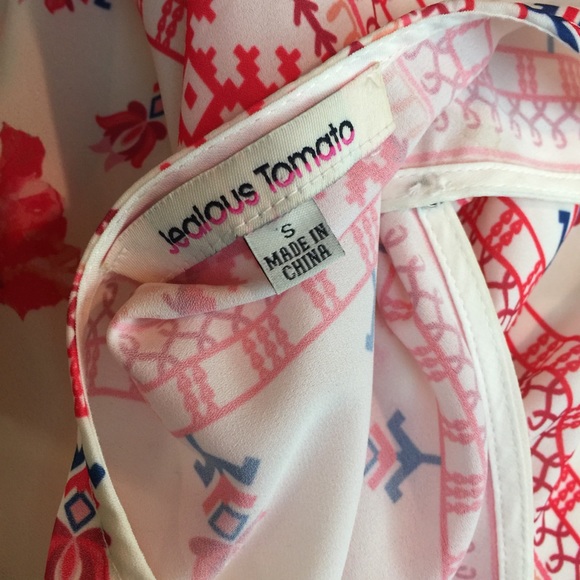 JEALOUS TOMATO Floral Midi DRESS S Bell Poppies - Picture 10 of 12